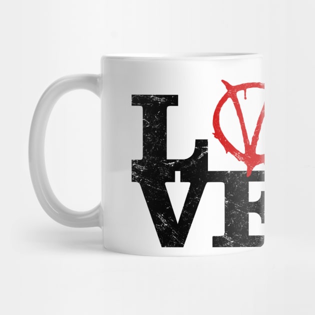 Love V for Vendetta by Coccomedian